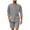 Gray, variant on Paiyanr Cotton Linen Sets for Men Summer Breathable Shirts Shorts 2 Piece Outfits Solid Color Casual Stand-up Collar Long Sleeves Drawstring Waist Beach Shorts Sets