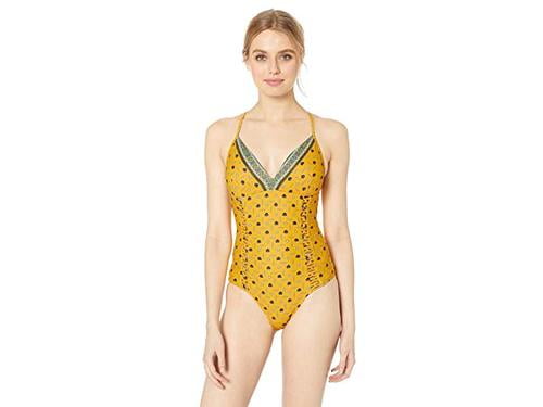 jessica simpson yellow swimsuit