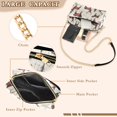 thumbnail image 3 of FORMRS Women Crossbody Purse with Chain Strap Vegan Leather Shoulder Handbag, Plaid Deer, 3 of 7