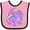 Pink and Black, variant on Inktastic Cute Baby Purple Dragon Boys or Girls Baby Bib