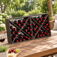 Solid Tech Countertop Wine Racks Countertop Solid Wood Stackable Storrustic Retro Cube 48 ...