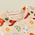 thumbnail image 5 of Bagilaanoe Newborn Baby Girl Boy Rompers Print Short Sleeve Bodysuits 3M 6M 9M 12M 18M Infant Casual One Piece Short Jumpsuit, 5 of 8