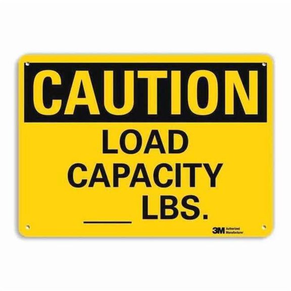 Lyle Safety Sign,10 inx14 in,Aluminum U4-1490-RA_14X10