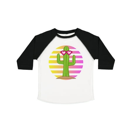 

Inktastic Cactus Cute Girls Sunset Gift Toddler Toddler Girl T-Shirt
