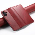 thumbnail image 5 of Case for iPhone 16 Plus, Leather Wallet Case with Kickstand RFID Blocking Credit Card Holder Magnetic Closure Shockproof Case Compatible with iPhone 16 Plus, Red, 5 of 7