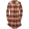 thumbnail image 6 of Legendary Whitetails Women's Open Spaces Flannel Long Sleeve Button Up Dress, 6 of 7