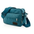 thumbnail image 4 of Men Vintage Crossbody Canvas Messenger Shoulder Bag School Hiking Military Travel Satchel, 4 of 7