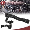 thumbnail image 2 of Unique Bargains Radiator Coolant Hose for BMW E65 E66 730i 730Li 2000-2008 No.17127537745 Rubber, 2 of 7