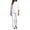 F266 White, variant on Likimi Two Piece Sets For Women Crew Neck 3/4 Sleeve Solid Color Shirts With Pants Spring Summer Outfit Set Black Size 3Xl