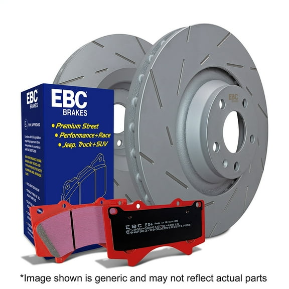 EBC Brakes EBC-1-S15KF1107 354 mm Dia., 83.2 mm Height & 32 mm Thick with 112 mm Center Hole 5 Bolt Holes Front Vented S15 Kit Extra Duty & USR Rotors for 2008-2021 Lexus LX570