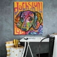 thumbnail image 5 of Epic Graffiti 'Dachshund Love' by Dean Russo, Giclee Canvas Wall Art, 26"x30", 5 of 8