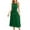 Green, variant on IROINNID A-Line Dress For Women Sleeveless Round Neckline Summer Casual Halter Neck Dress Belted Swing Pleated Beach Dresses Regular Solid Color Dress