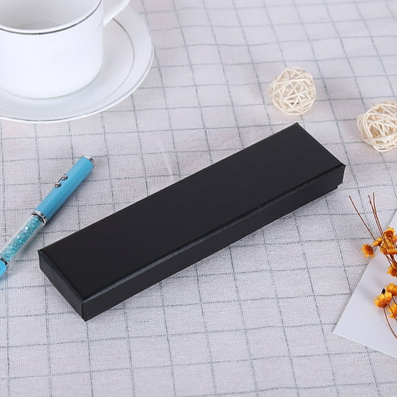 WHAMVOX  6 Pcs Watch Box Cardboard Boxes Watches Christmas Gift Jewelry Miss Black