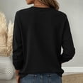 thumbnail image 4 of Hurxie Women Tops Long Sleeve Blouses Dressy Casual Crewneck Pleated Tunic Shirts Loose Fashion Clothes, 4 of 5