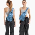 thumbnail image 5 of Crossbody Sling Backpack for Women Men Ocean Cute Shark Shoulder Sling Crossbody Casual Chest Bag for Travel Sports Running Hiking, 5 of 5