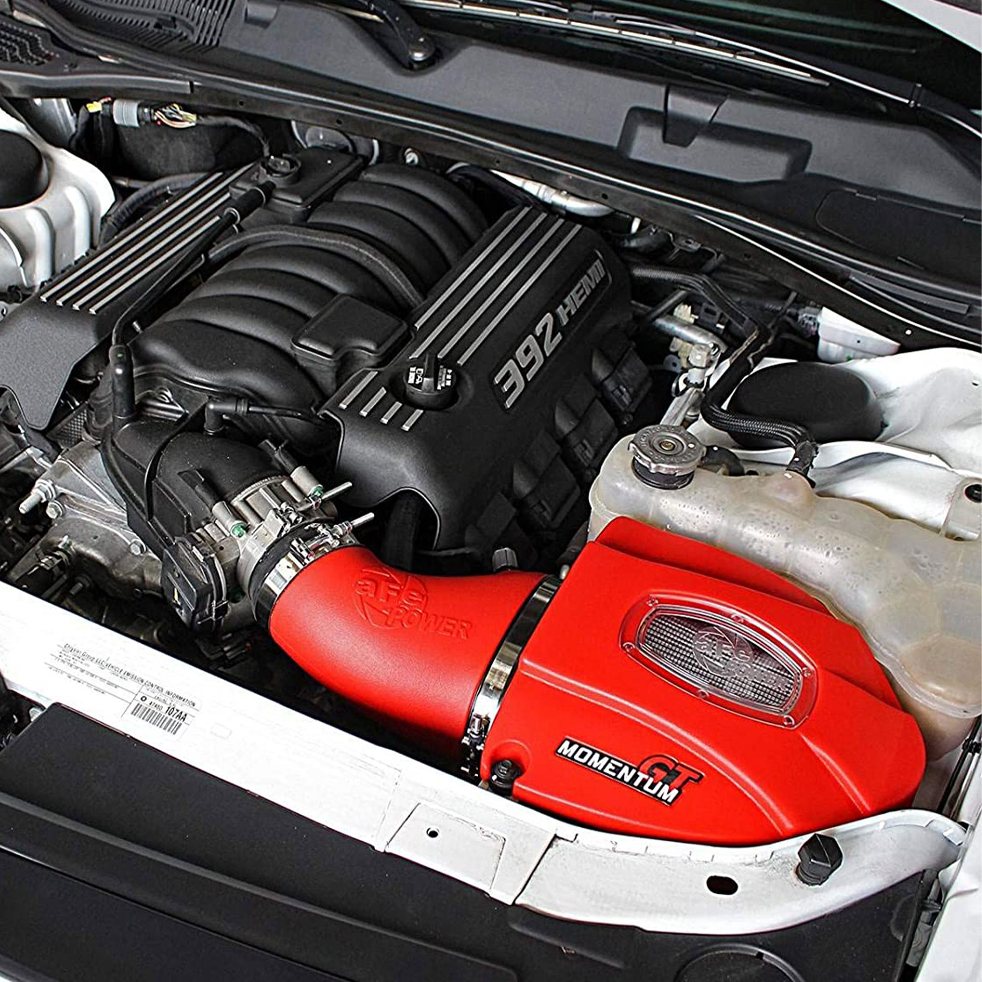 Momentum GT Cold Air Intake System Red w/Pro DRY S Filter