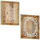 thumbnail image 1 of Paneles de pared VidaXL de madera de mango macizo tallada a mano, 40 x 40 x 1,5 cm, 2 unidades, 1 of 7