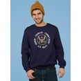 thumbnail image 2 of Honor, Courage, Commitment Navy Sweatshirt Men -Navy Designs, Male Medium, 2 of 4