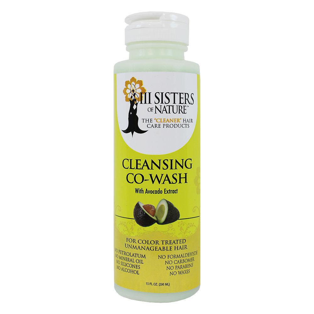 III Sisters Of Nature Cleansing Co Wash With Avocado Extract, 10 oz
