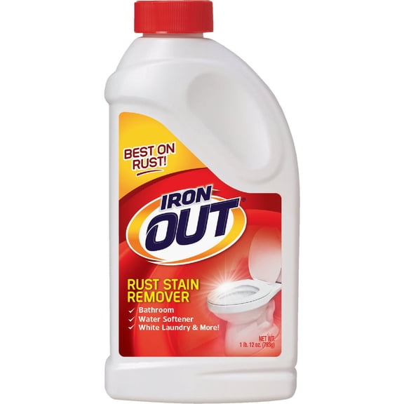 Iron OUT IO30N Rust Stain Remover Powder, 1 lb 12 oz, 3 Bottles