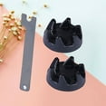 thumbnail image 1 of SHOWERORO Blender Replacement Part Tamper Tool Stick 2Pcs Gears 1Pc Wrench Black Plastic Metal for Professional Cooks, 1 of 8