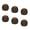 Black, variant on 6PCS Comfortable Silicone Eartips with Antibacterialed Coating for T180a, T280a, T380a, T110bt, T115bt Long Use