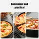thumbnail image 4 of Bandeja Para Hornear Pizza Tratamiento De Película Dura Molde Para Pizza Molde Para Hornear Antiadherente Fácil De Limpiar Bandeja Para Hornear Pizza Diseño De Borde Rizado Para Cocina Panadería Monstrate HA025850-01, 4 of 7
