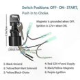 thumbnail image 4 of 3-Position Ignition Key Switch for Outboard Motors 87-17009A5 Replacement Part, 4 of 5