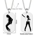 thumbnail image 2 of BOMJJOR Fashion Michael Necklace for Men Women Fans Jewelry Pendant Memorial Collection Necklace 1 Pc, 2 of 7