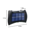 thumbnail image 3 of Lampes Murales Extérieures Solaires - Lot de 2 IP65 Étanches avec Allumage/extinction Automatique pour Cour, Jardin et Allée, 3 of 6