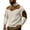 Khaki, variant on Mens Sweatshirts Quarter Zip Solid Color Casual Loose Fit Crew Neck Shirts Comfortable Soft Long Sleeve Pullover Tops Spring Fall Outfits Clothes Black L