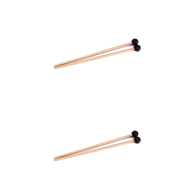 Toystoory Pack of 2 Bell Mallets Sticks with Bass Energy Hand Drumsticks Percussion Handle Hammers Musical Wood Chime uno 2piezas Toystoory CBP458017