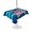Navy Blue, Red, White, variant on Outdoor Tablecloth with Umbrella Hole for Patio/Picnic/Party/Camping, Patriotic USA Flag Waterproof Table Cloth Square Cover Washable, Independence Day Firework Red Striped (54"x 54")