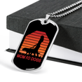 thumbnail image 3 of Mom FO Dogs Necklace Stainless Steel or 18k Gold Dog Tag 24" Chain, 3 of 8