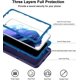 thumbnail image 5 of Entronix Funda Resistente para Galaxy S21, Triple Capa, Resistente a Golpes y Anticaídas, Color Azul, 5 of 6