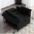 thumbnail image 4 of Gewnee Single Convertible Chair Bed, Sleeper Chair Bed 3 in 1, Stepless Adjustable Backrest,Armchair, Sofa Bed Pull Out Sleeper Bed Living Room, Bedroom, 4 of 14