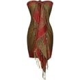 thumbnail image 4 of Ravishing Reversible Jacquard Paisley Pashmina Shawl Wrap for Women, 4 of 4