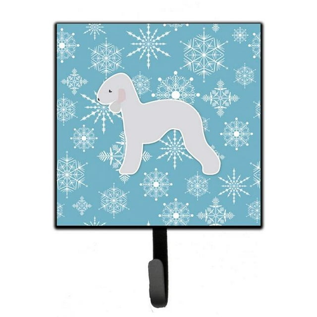 Laisse de Terrier Ou Porte-Clés en Flocon de Neige d'Hiver