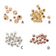 thumbnail image 4 of Sonducket Mini cuentas de 100 Uds., forma redonda a la moda, decoración ligera, espaciador multiusos, accesorio decorativo Ropa, zapatos y accesorios Miscelánea Plata, 1 3 mm, 4 of 6