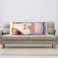 thumbnail image 7 of KLL Cartoon Guinea Pig Pattern Long Body Pillow Cover,20x60 Body Pillow Cases,Soft Brushed Microfiber Invisible Zipper Design-Pillow core not included, 7 of 7