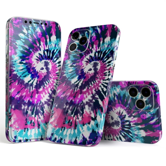 DesignSkinz Spiral Tie Dye V3 Full-Body Skin Decal Wrap Cover for iPhone 16