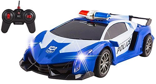 blue remote car