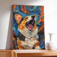 thumbnail image 4 of Hudo Funny Scream Pembroke Welsh Corgi Dog Poster Wall Art Decor Pembroke Welsh Corgi Dog Canvas Wall Art - Kitchen Pictures Wall Decor - Dog Wall Pictures, 4 of 5