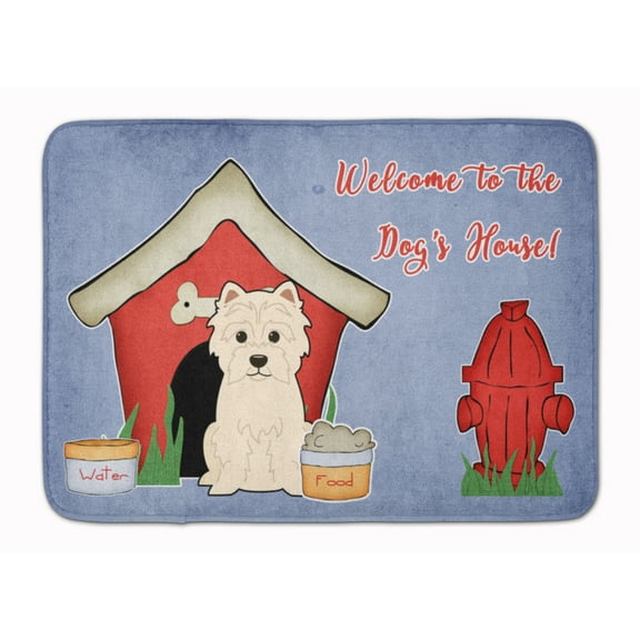Dog House Collection Westie Machine Washable Memory Foam Mat