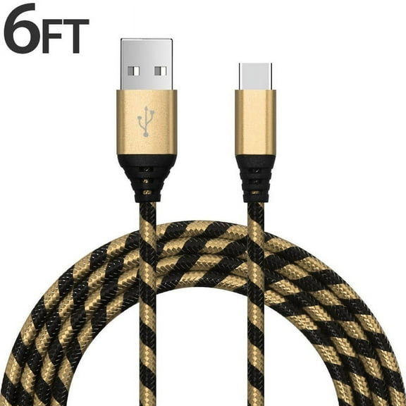 Type C Charger Fast Charging Cable USB-C Type-C 3.1 Data Sync Charger Cable Cord For Samsung Galaxy S10  S9 S8 Plus Galaxy Note 8 9 Nexus 5X 6P OnePlus 2 3 LG G5 G6 G7 V20 V30 V40 HTC M10 Google Pixel