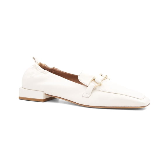 Bruno Magli Mila Leather Loafer, 10.5, White