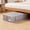F, variant on Under-Bed Storage Box with Zipper, Large-Capacity Fabric Organizer Bin, Low-Profile Container for Clothes and s Beige