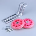 thumbnail image 2 of Miangastore Roues Stabilisatrices Auxiliaires d'Équilibre Fonction Flash Silencieuse Support pour Accessoires de Vélos Rose, 2 of 8