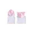 thumbnail image 2 of BemeyourBBs Kids Toddler Baby Girl Boy Terry Swim Cover Up Summer Beach Towel Swimsuit Coverups Plaid Hooded Poncho Sleeveless Bathrobe Swimming Pool Bathing Suit Cover Up, 2 of 9