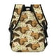 thumbnail image 4 of Easygdp Retro Squirrel Mochila Ergonómica Versátil para Laptop - Múltiples Bolsillos, Correas Ajustables, Unisex para Escuela, Viajes y Actividades al Aire Libre-One Size, 4 of 5
